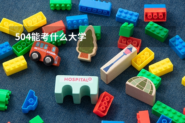 504能考什么大学
