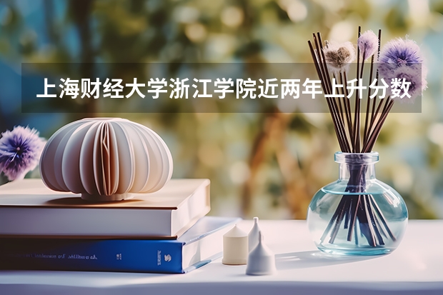 上海财经大学浙江学院近两年上升分数（2024高考参考）