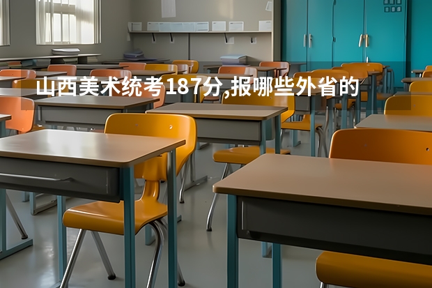 山西美术统考187分,报哪些外省的本科学校考上的几率大,请知道的告诉我一下,谢谢了