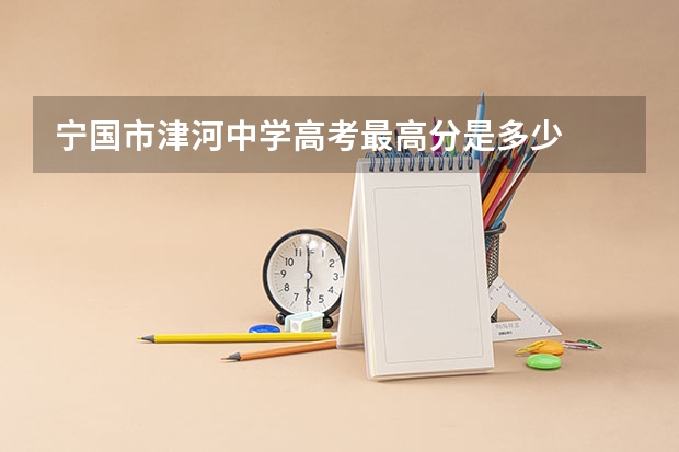 宁国市津河中学高考最高分是多少