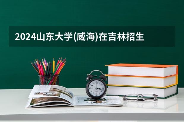 2024山东大学(威海)在吉林招生计划（招生人数）