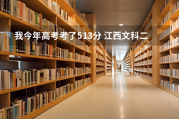 我今年高考考了513分 江西文科二本线是482分 报到哪些外省学校的可能性比较到
