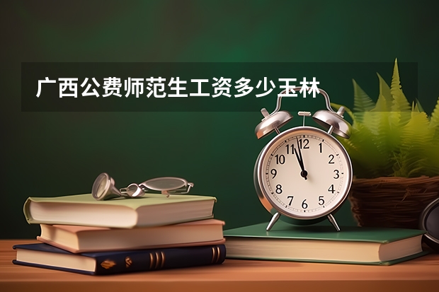 广西公费师范生工资多少玉林