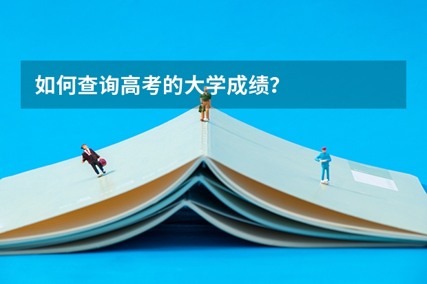 如何查询高考的大学成绩？