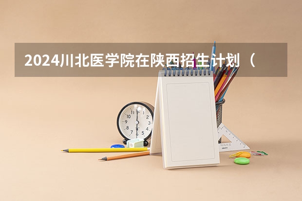 2024川北医学院在陕西招生计划（招生人数）