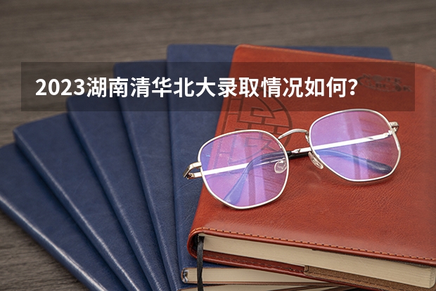2023湖南清华北大录取情况如何?