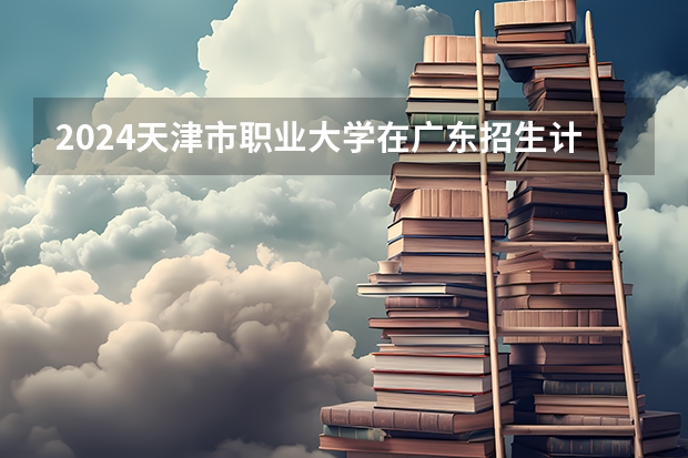 2024天津市职业大学在广东招生计划（招生人数）