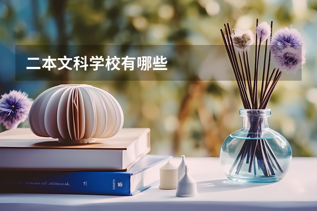 二本文科学校有哪些