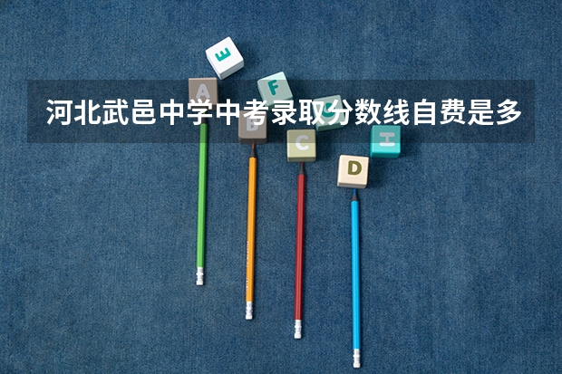 河北武邑中学中考录取分数线自费是多少？