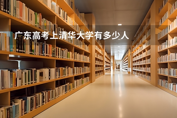 广东高考上清华大学有多少人