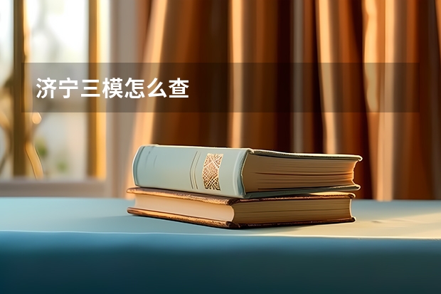 济宁三模怎么查