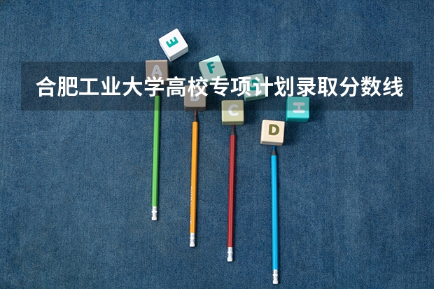 合肥工业大学高校专项计划录取分数线（安微二本大学排名榜及分数线）