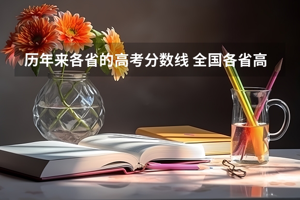 历年来各省的高考分数线 全国各省高考录取分数线排名