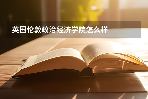 英国伦敦政治经济学院怎么样