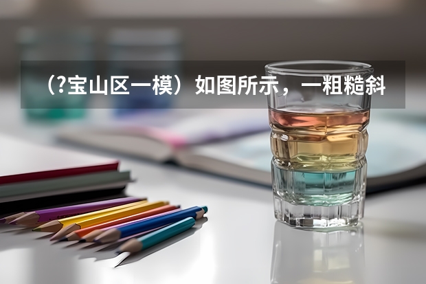 (?宝山区一模)如图所示,一粗糙斜面静止在水平面上,斜面上粗糙的木块正在沿斜面匀加速下滑,则下 (?宝山区一模)分析有关科学探究的资料,回答问题.某生物兴趣小组进行的光合作用实验:利用打孔器