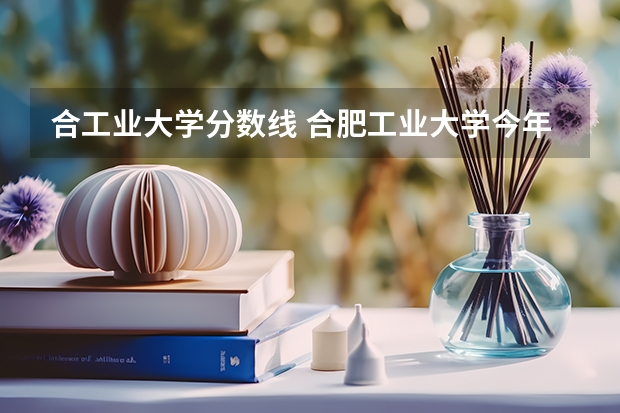 合工业大学分数线 合肥工业大学今年分数线