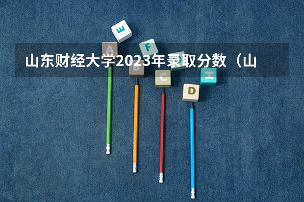 山东财经大学2023年录取分数（山东财经大学分数线）
