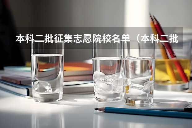 本科二批征集志愿院校名单（本科二批征集志愿）