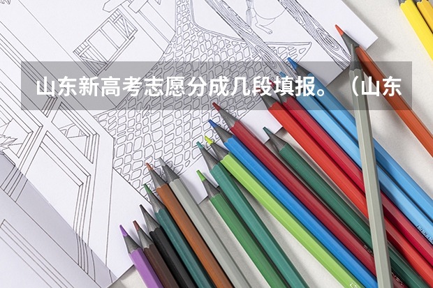 山东新高考志愿分成几段填报。（山东高考填志愿时间）