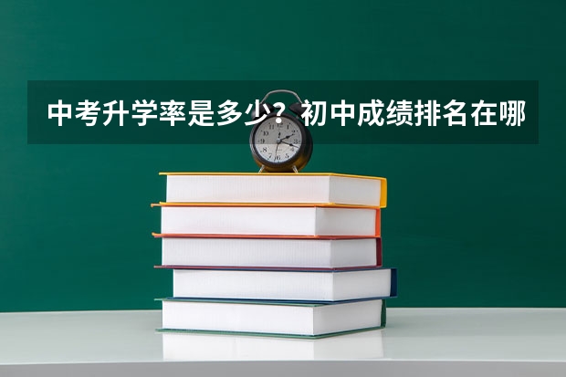 中考升学率是多少？初中成绩排名在哪个位置，初中生可以上高中？