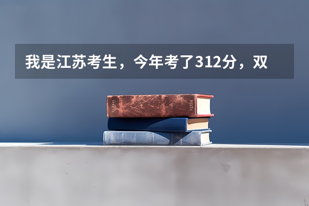 我是江苏考生，今年考了312分，双B+，有哪些好的三本或好的公办大专推荐吗