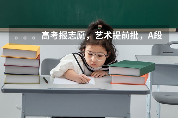 。。。高考报志愿,艺术提前批,A段没过,谁知道招收美术专科的外省本科院校,我河南。。。。。。。回答 美术生填报高考志愿步骤