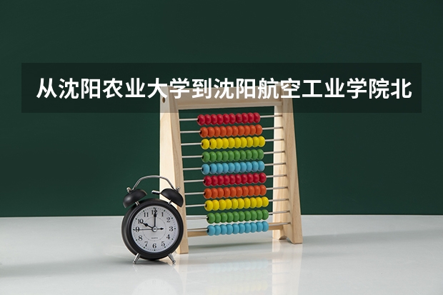从沈阳农业大学到沈阳航空工业学院北方科技学院(三本)应该坐什么车,多长时间?