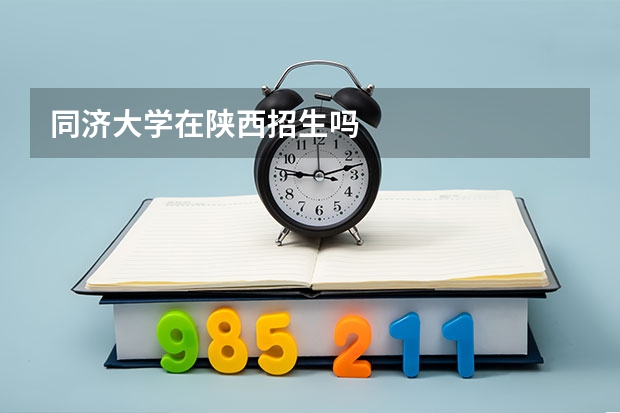 同济大学在陕西招生吗
