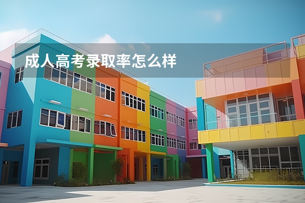 成人高考录取率怎么样