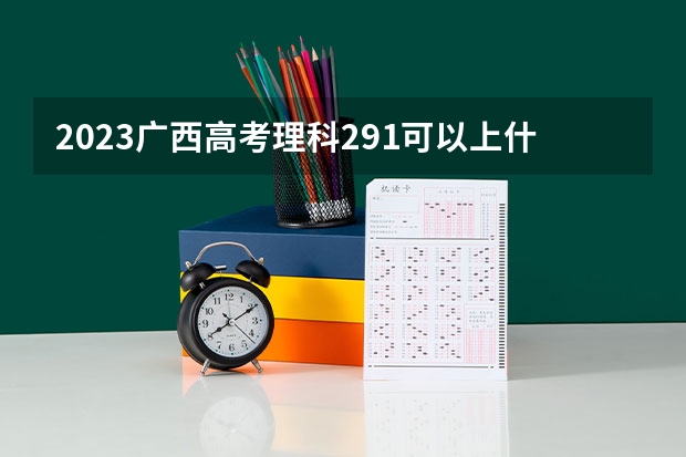 2023广西高考理科291可以上什么大学