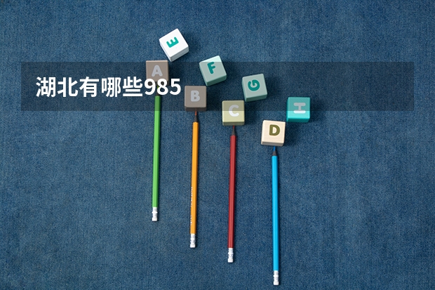湖北有哪些985