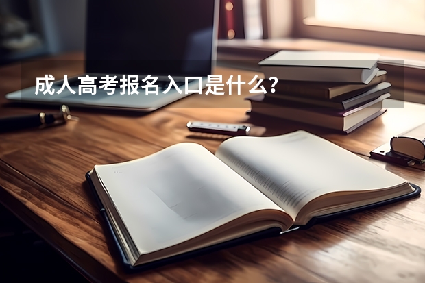 成人高考报名入口是什么?
