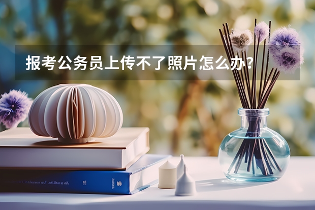报考公务员上传不了照片怎么办？