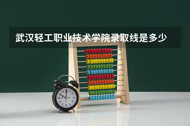 武汉轻工职业技术学院录取线是多少