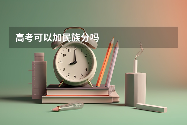 高考可以加民族分吗