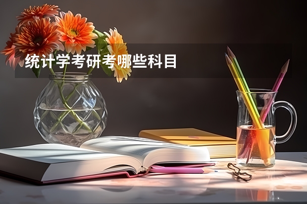 统计学考研考哪些科目