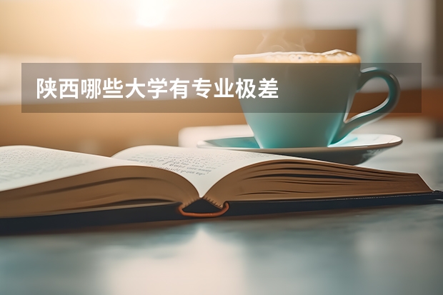 陕西哪些大学有专业极差