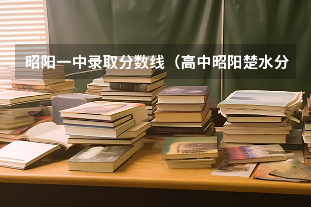 昭阳一中录取分数线（高中昭阳楚水分校录取分数线）