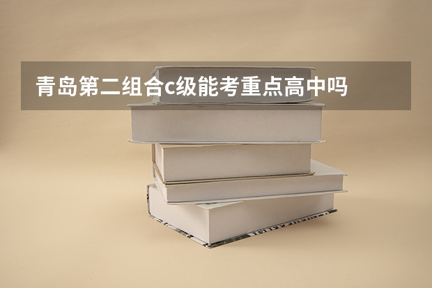 青岛第二组合c级能考重点高中吗