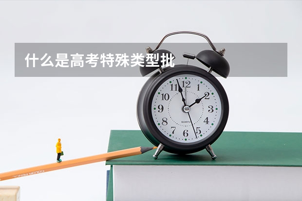 什么是高考特殊类型批