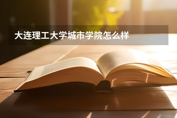 大连理工大学城市学院怎么样