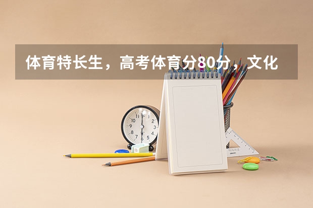 体育特长生，高考体育分80分，文化课300分，能上什么样的大学？