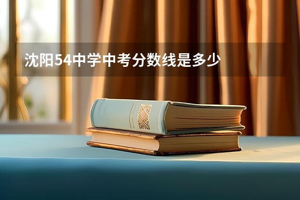 沈阳54中学中考分数线是多少