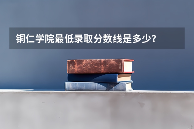 铜仁学院最低录取分数线是多少？