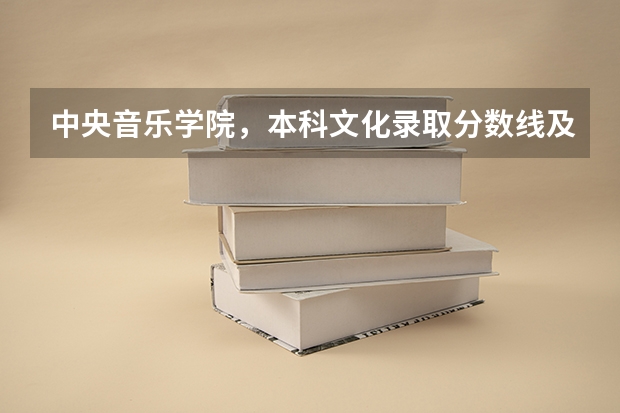 中央音乐学院,本科文化录取分数线及名单公布 广东音乐学院录取分数线