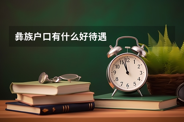彝族户口有什么好待遇