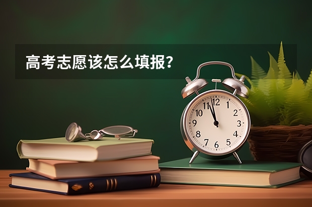 高考志愿该怎么填报?