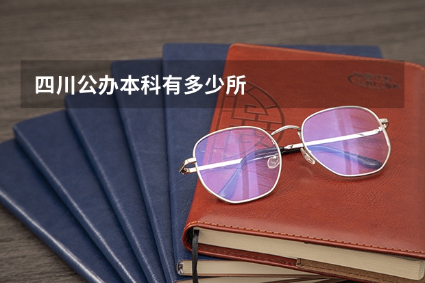 四川公办本科有多少所