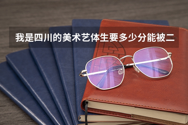 我是四川的美术艺体生要多少分能被二本学校录取