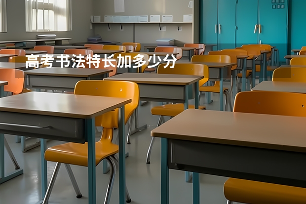 高考书法特长加多少分